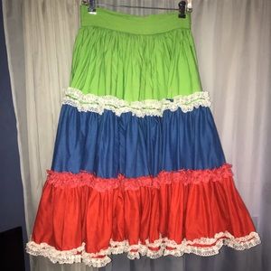Vintage Folk Skirt